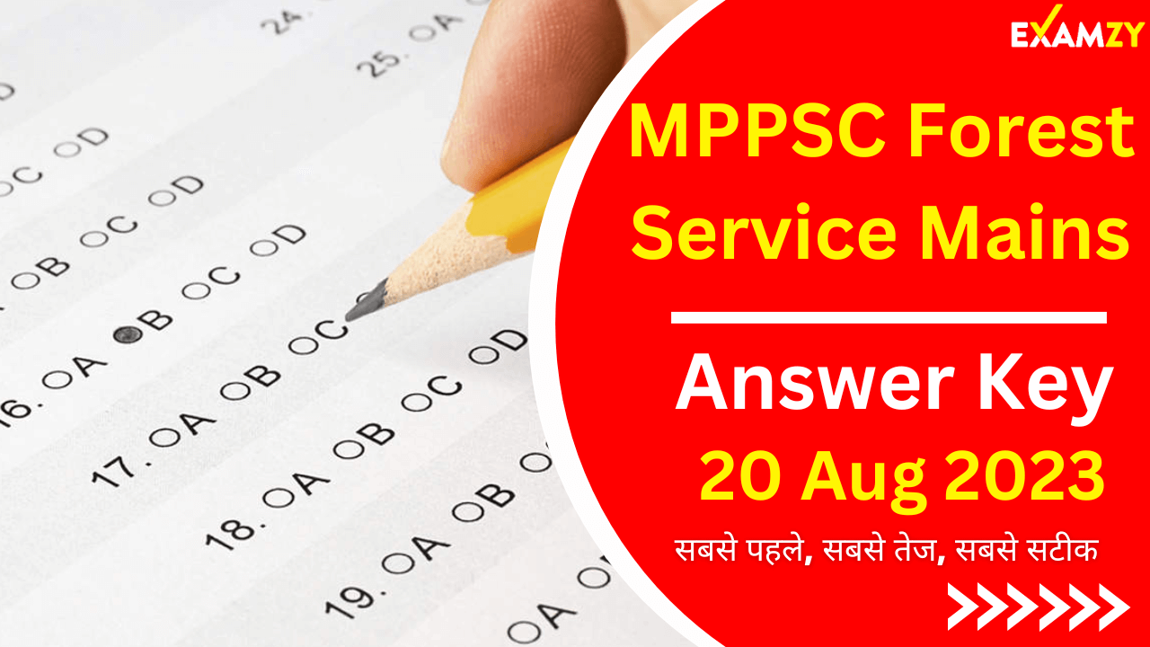 Mppsc State Forest Service Mains Answer Key Mppsc State Forest