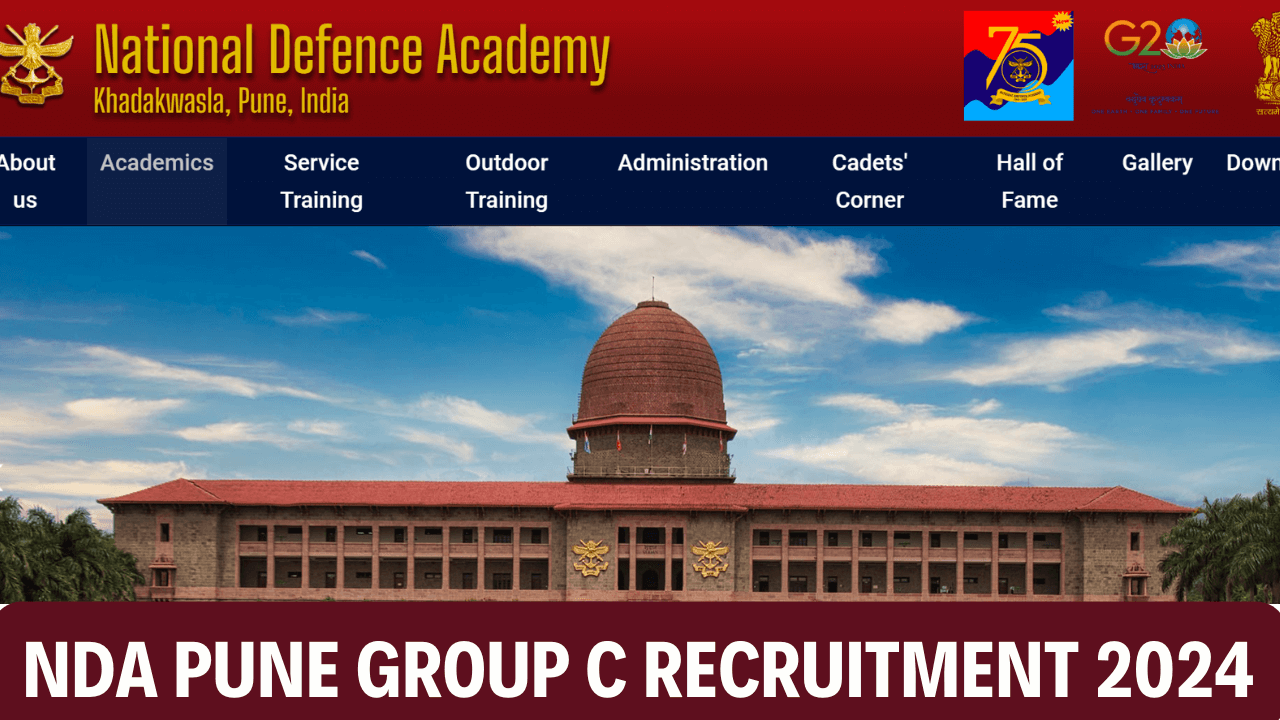 Nda Pune Group C Recruitment Notification And Online Application