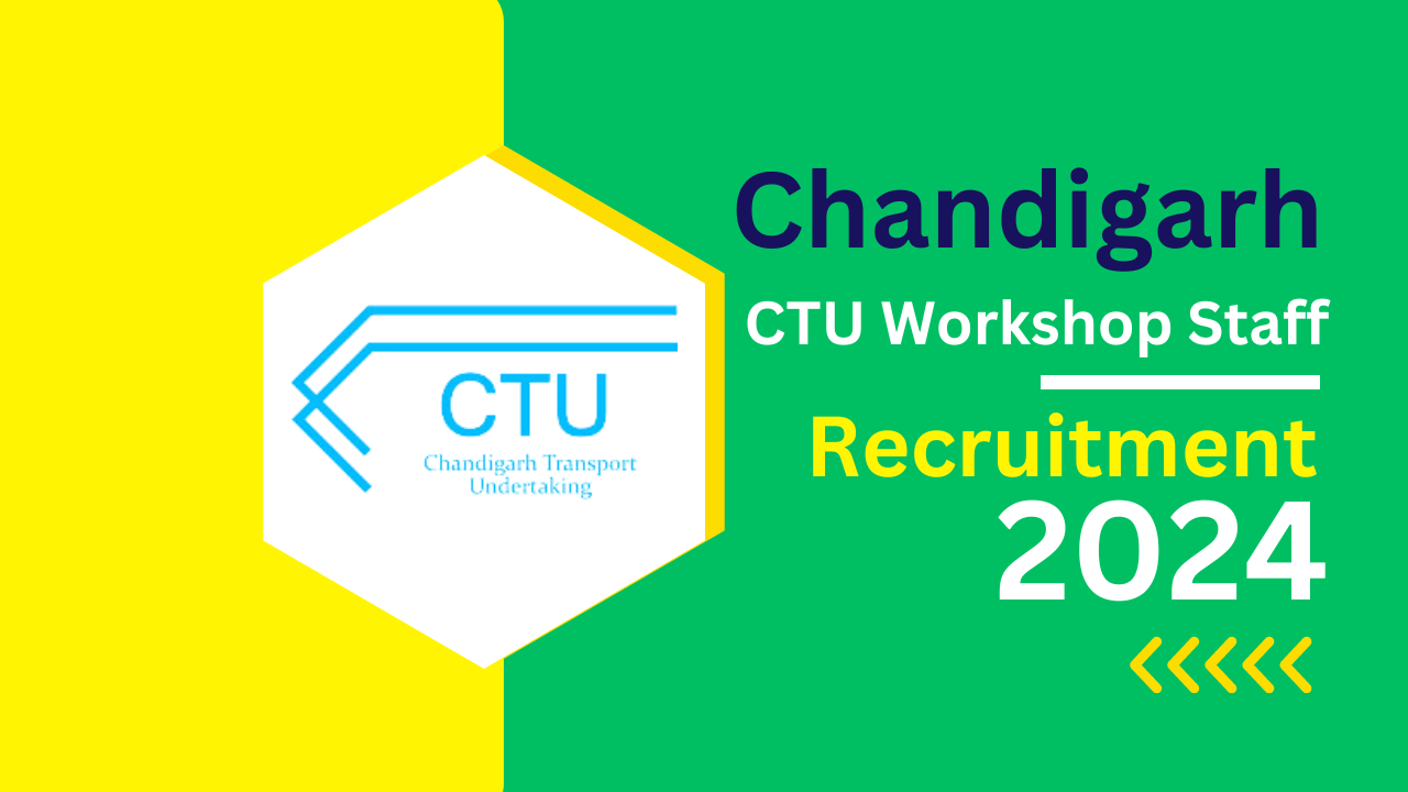 Chandigarh Ctu Workshop Staff Recruitment Notification And Online