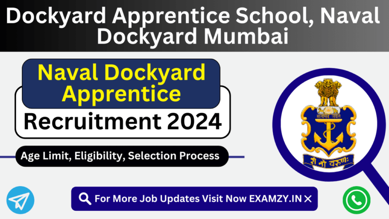 Naval Dockyard Apprentice Recruitment Notification And Online