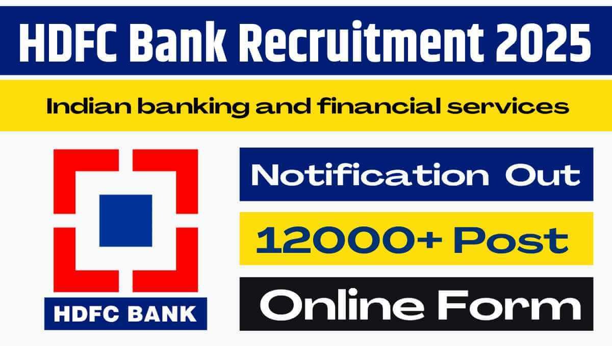 Hdfc Bank Recruitment Notification Out Eligibility Details Apply