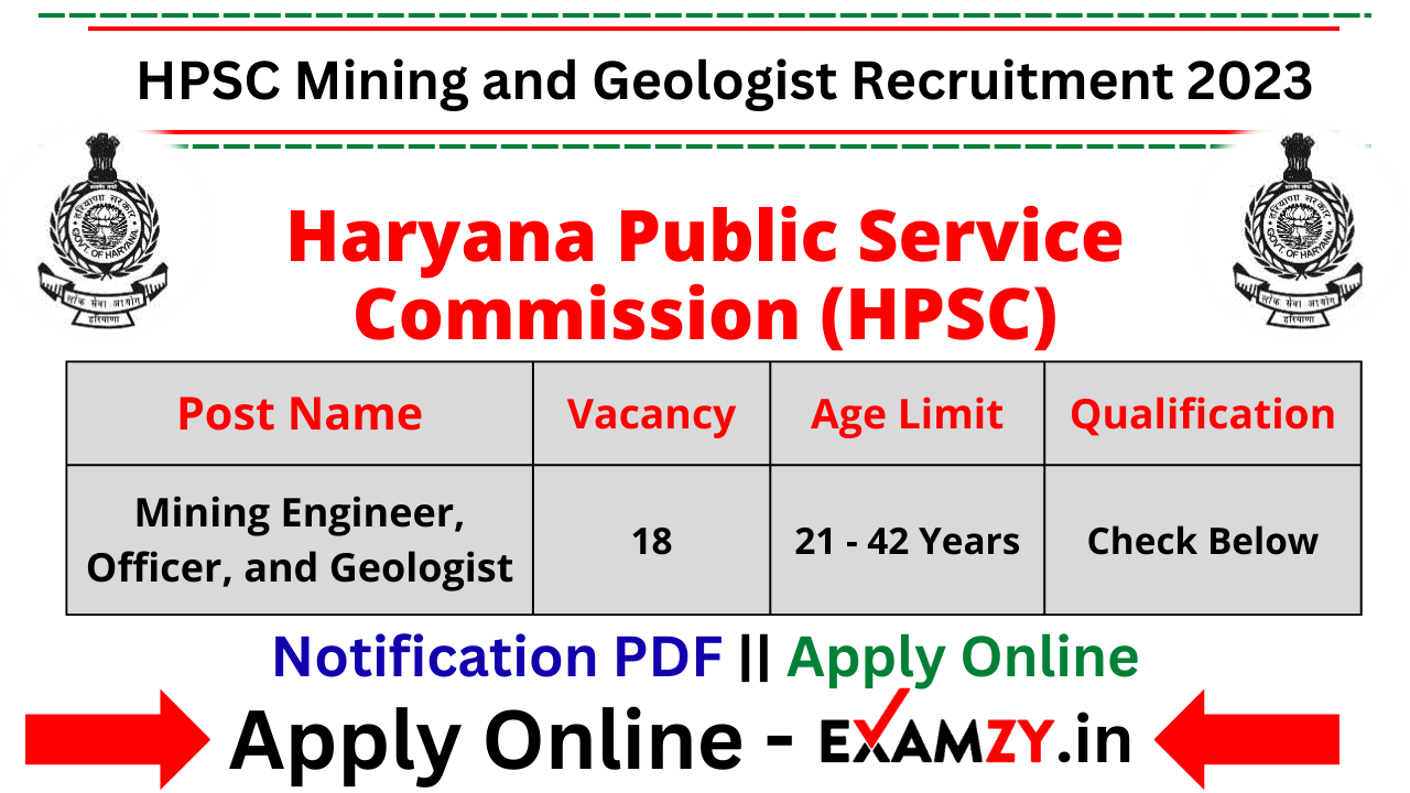 Hpsc Mining And Geologist Recruitment Notification Released Apply