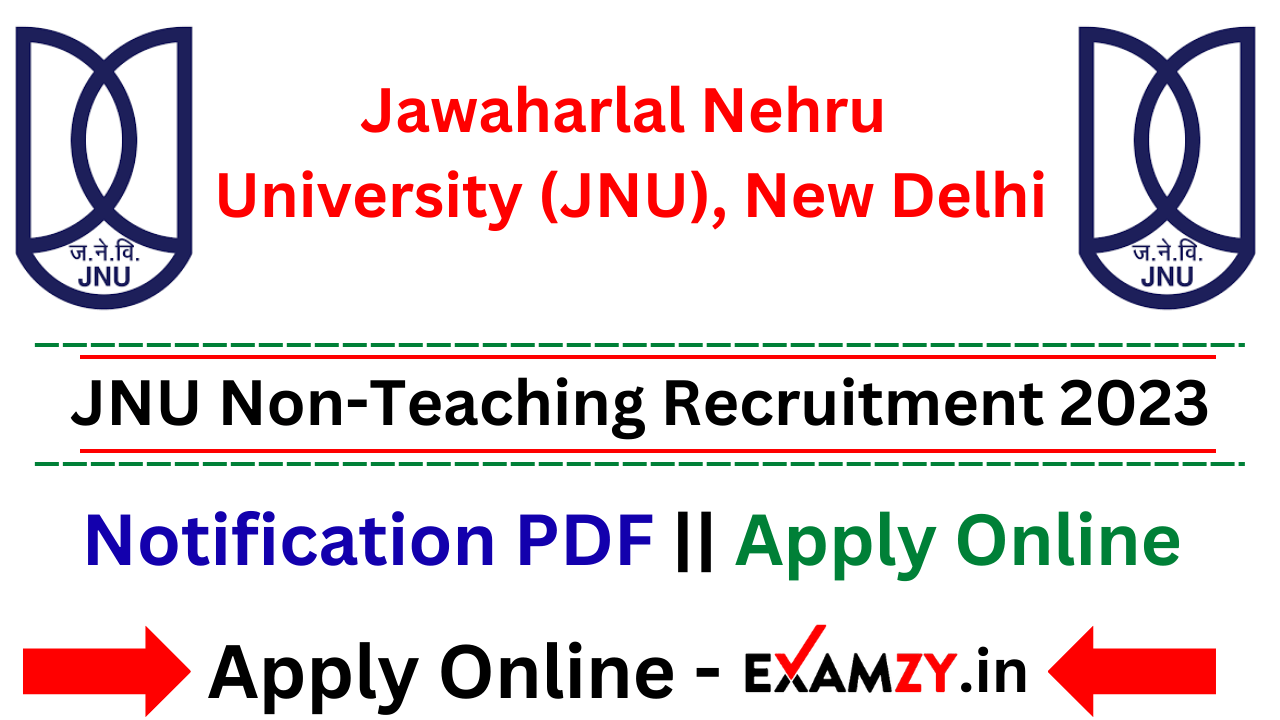 JNU NonTeaching Recruitment 2023 Typing Test Date Released, Check