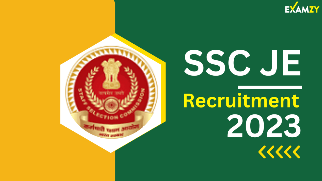 SSC JE 2023 Notification and Apply Online 1 SSC JE 2023