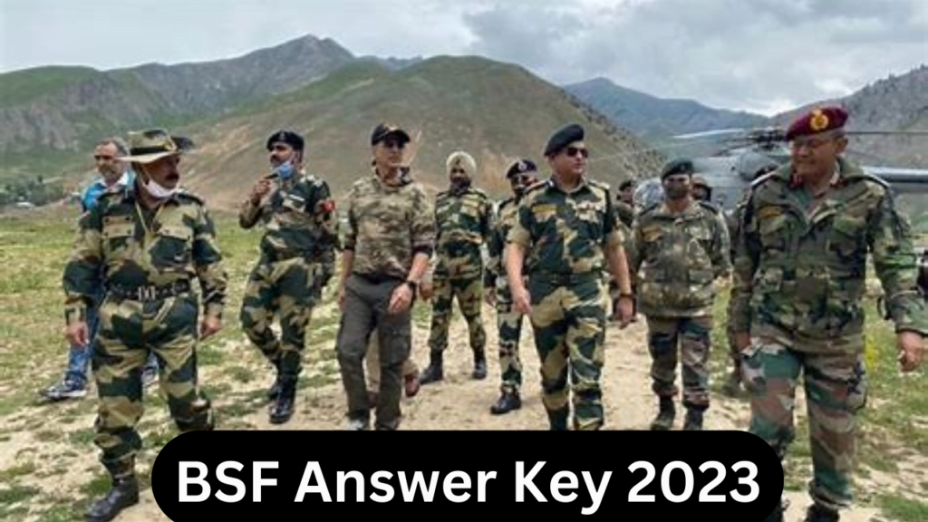 BSF HC RO/RM Answer Key 2023