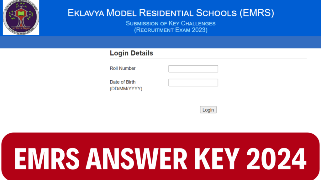 EMRS Answer Key 2024 Out for Teaching, Non-Teaching Various Posts Written Exam 1 EMRS Answer Key 2024