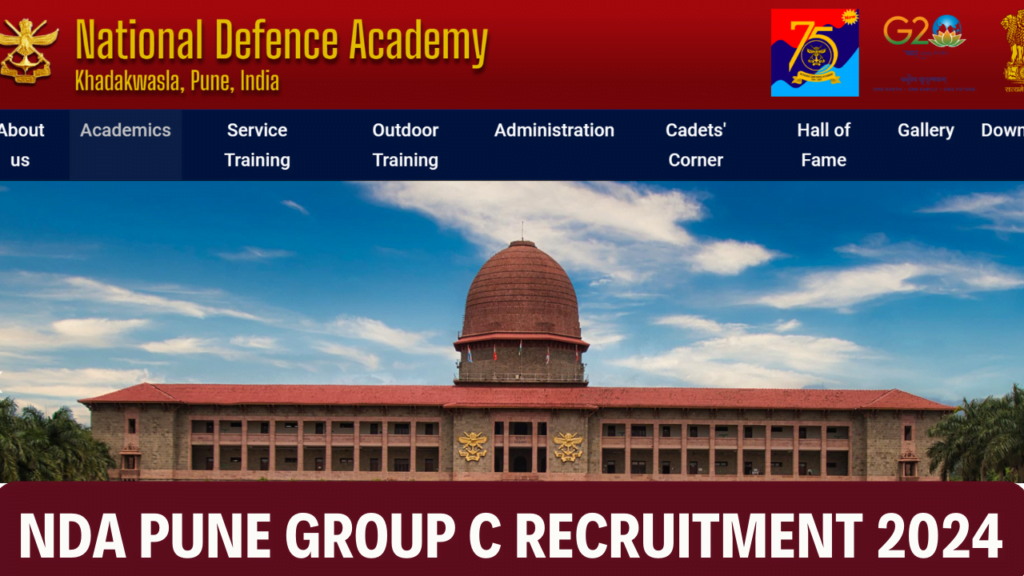 NDA Pune Group C Recruitment 2024 Notification and Online Application Form 1 NDA Pune Group C Recruitment