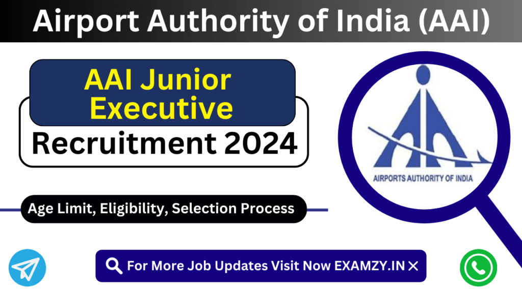 AAI Junior Executive Recruitment 2024 Through GATE Notification, and