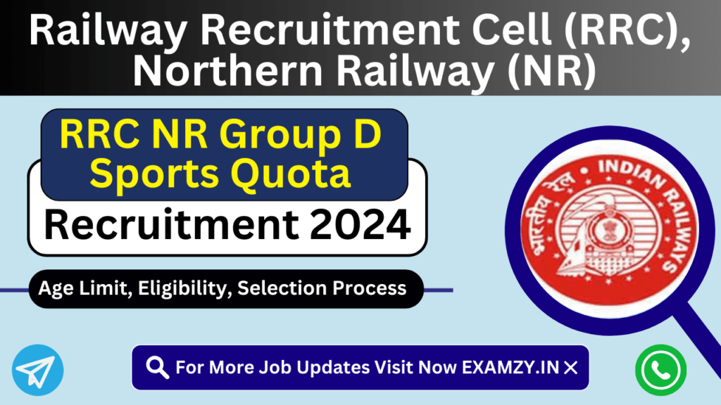 RRC NR Group D Sports Quota Recruitment 2024