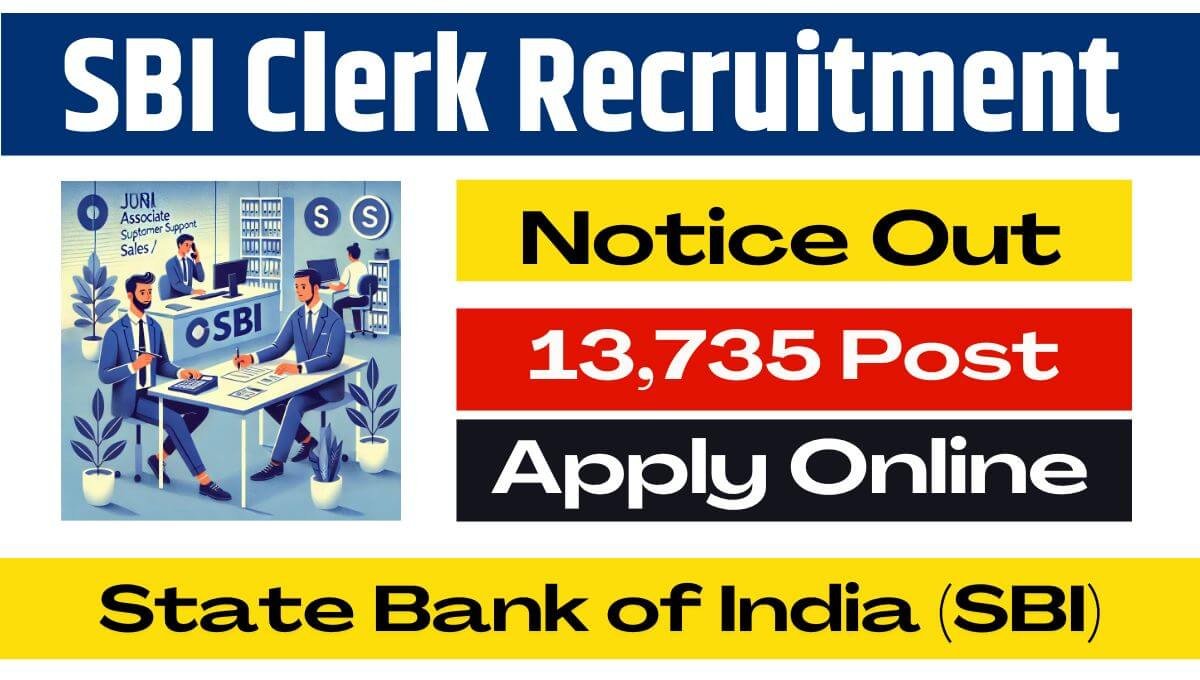 Sbi Clerk Recruitment Notice Out For Post Eligibility