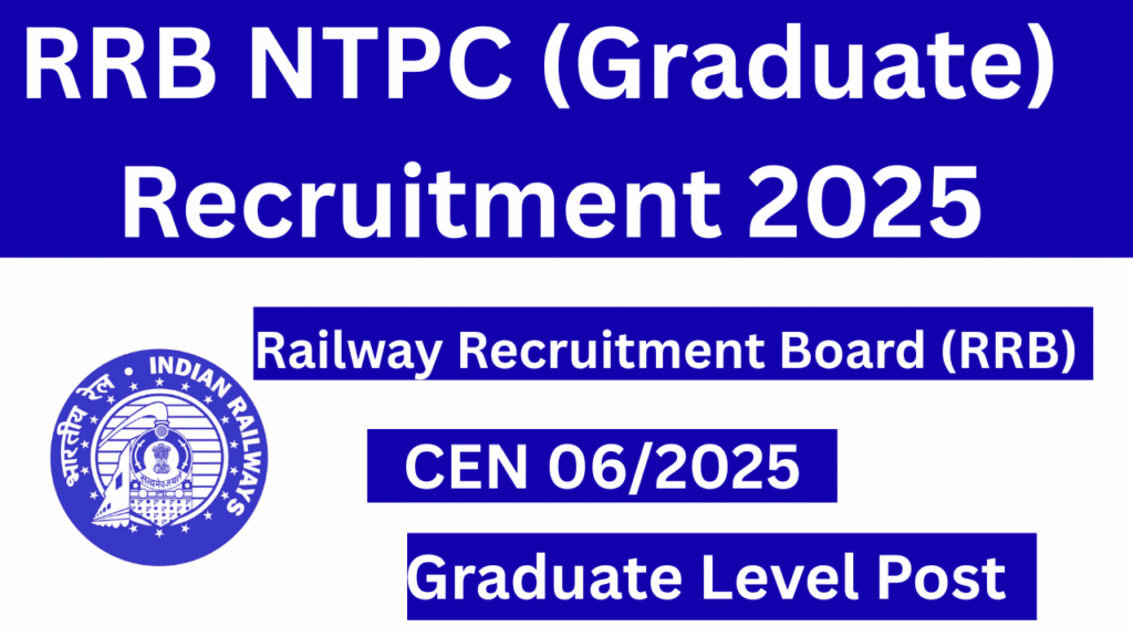 RRB NTPC Graduate CEN 06/2025 Notification OUT For 5810 Posts, Apply Online From 21 October 2025 1 RRB NTPC Graduate CEN 06/2025