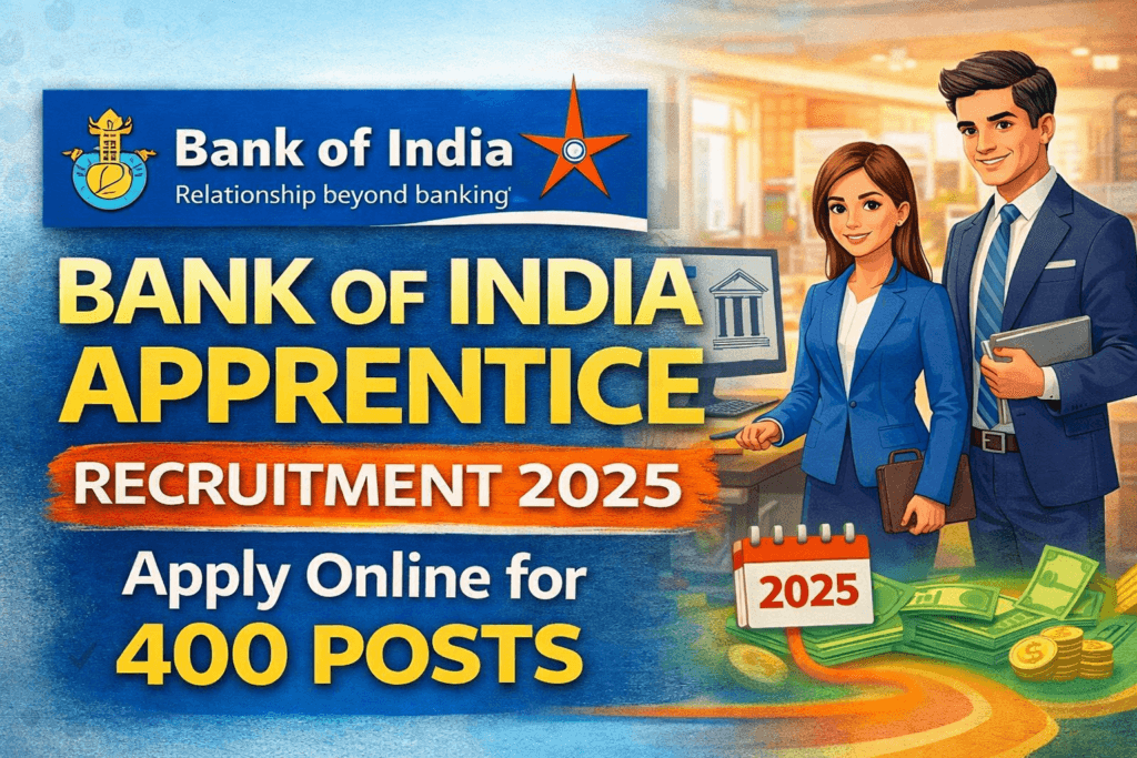 Bank of India Apprentice Recruitment 2025