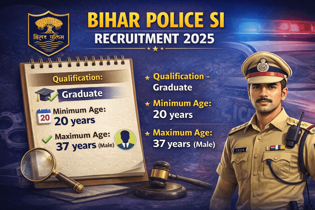 Bihar Police SI Recruitment 2025