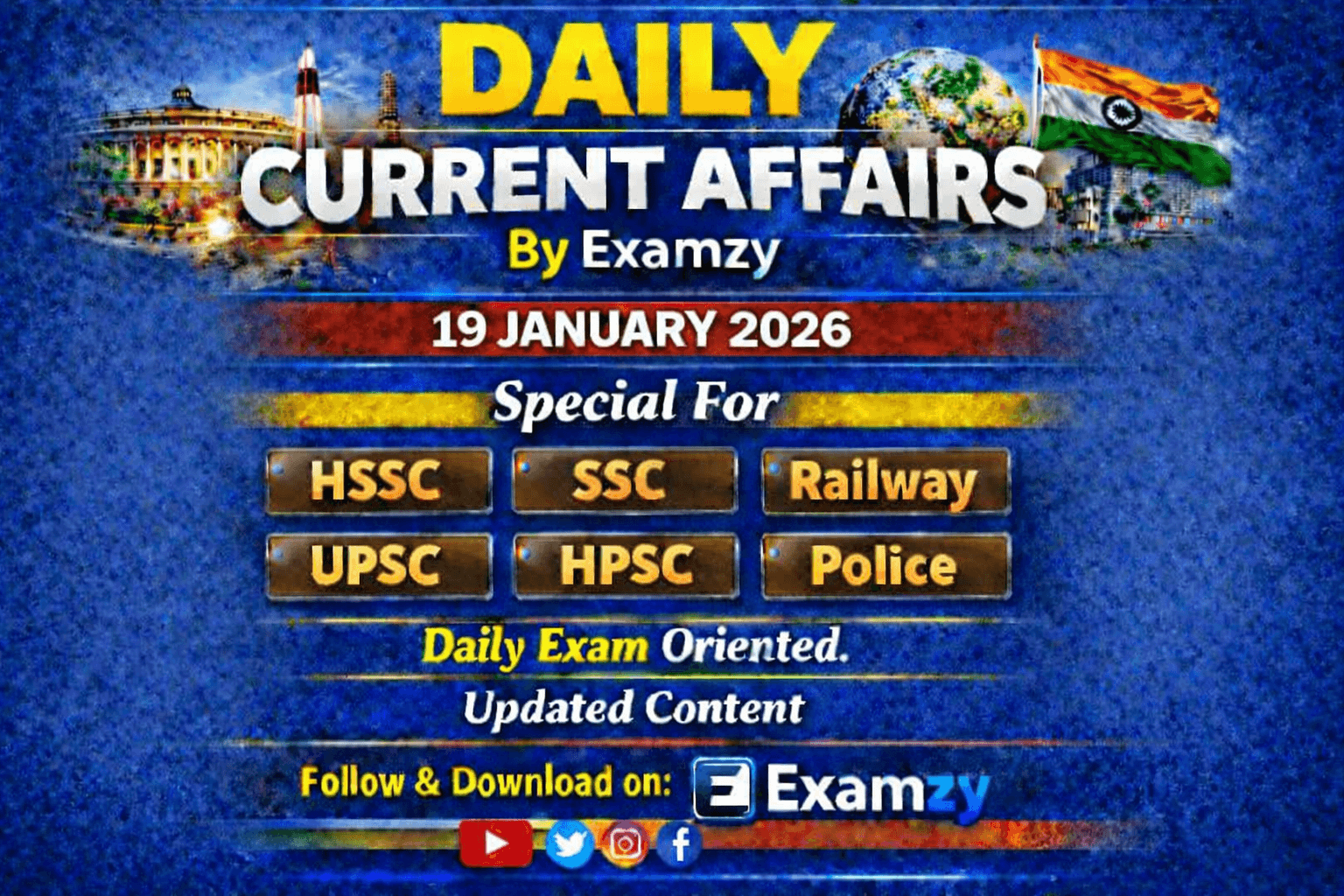 Daily Current Affairs 19 Jan 2026