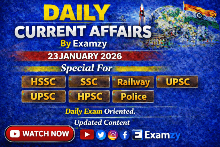Daily Current Affairs 23 Jan 2026 for UPSC | Vision IAS Daily Current ...