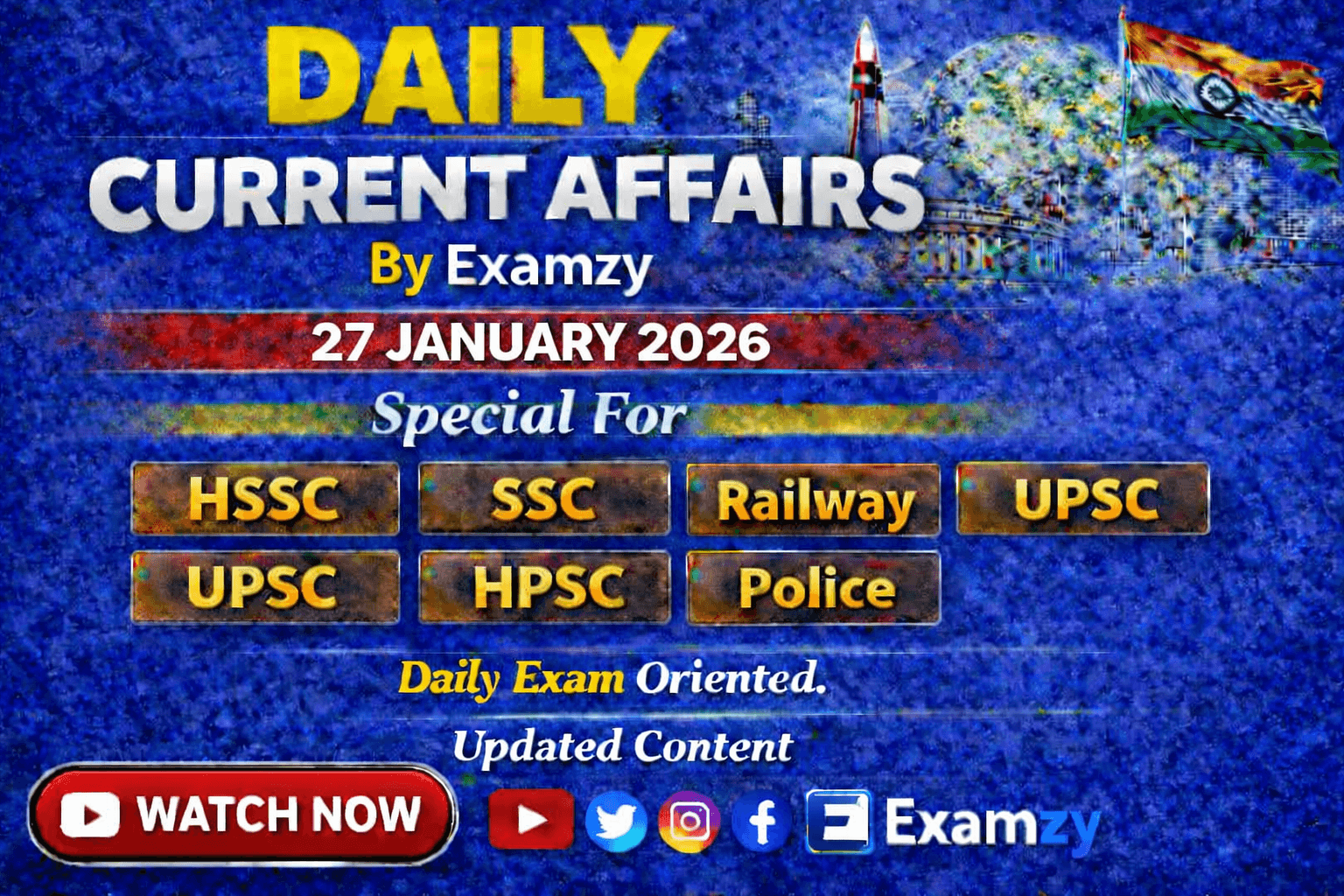 Daily Current Affairs 27 Jan 2026