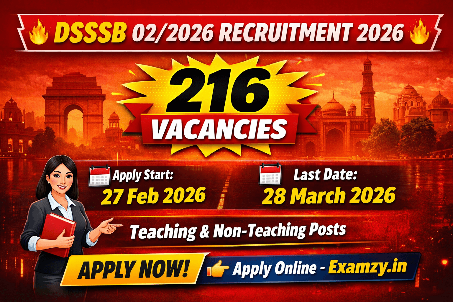 DSSSB 02/2026 Recruitment 2026