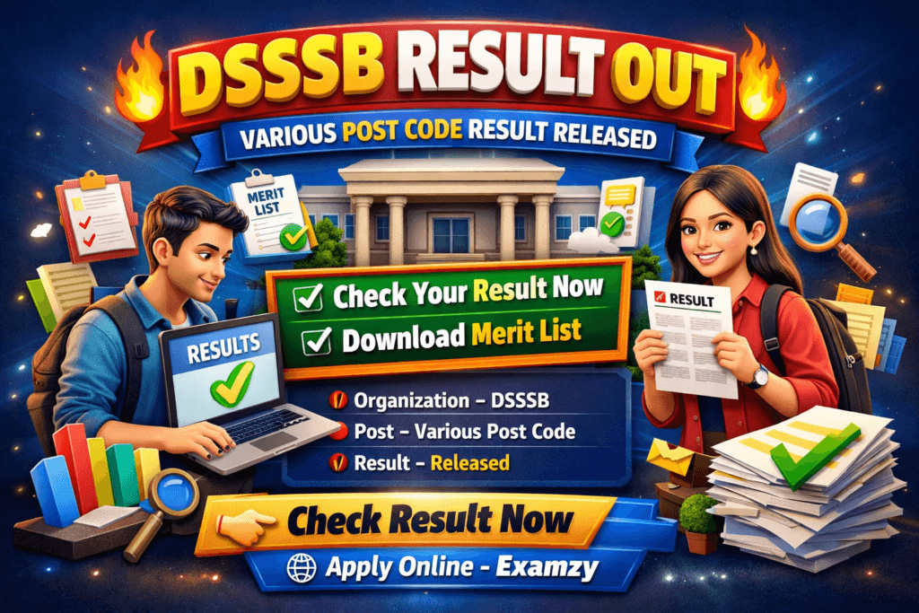 DSSSB Result 2026