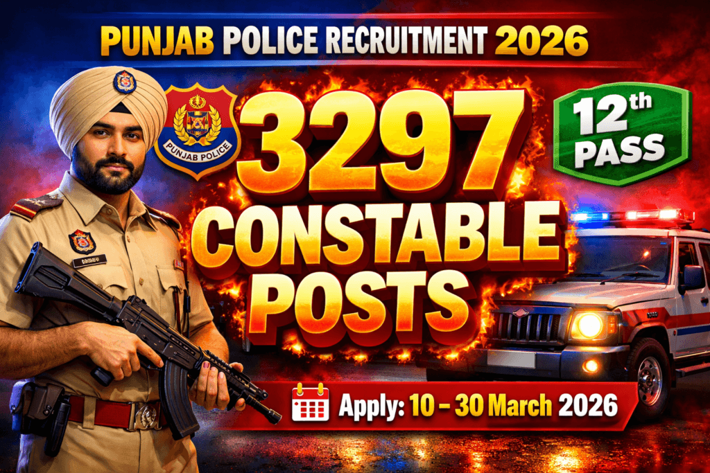 Punjab Police Constable Recruitment 2026