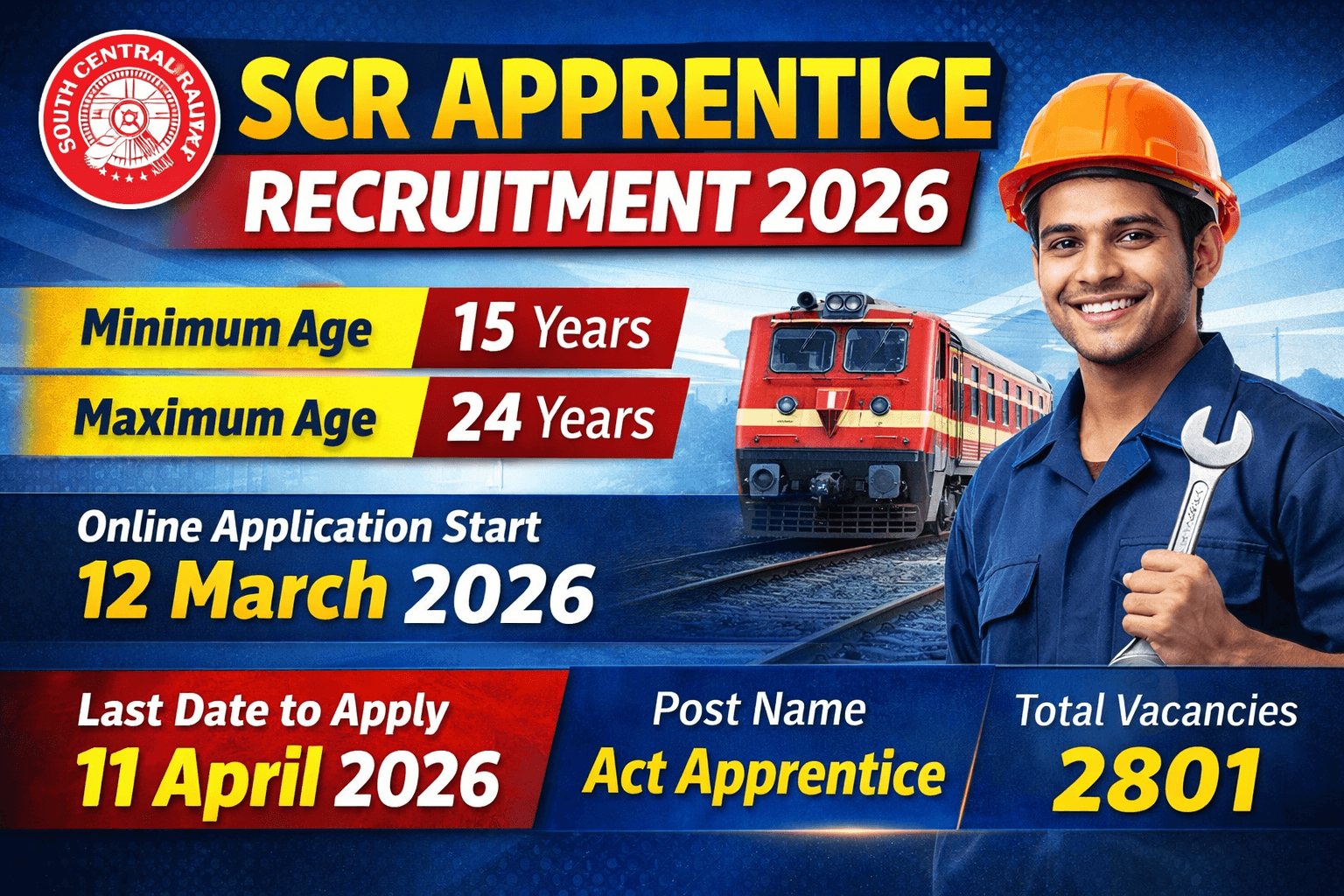 SCR Apprentice Recruitment 2026
