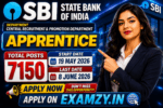 SBI Apprentice Recruitment 2026 Notification Out for 7150 Posts, Apply Online from 19 May, Apply Online Form 3 SBI Apprentice Recruitment 2026