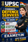 UPSC CDS (2) 2026