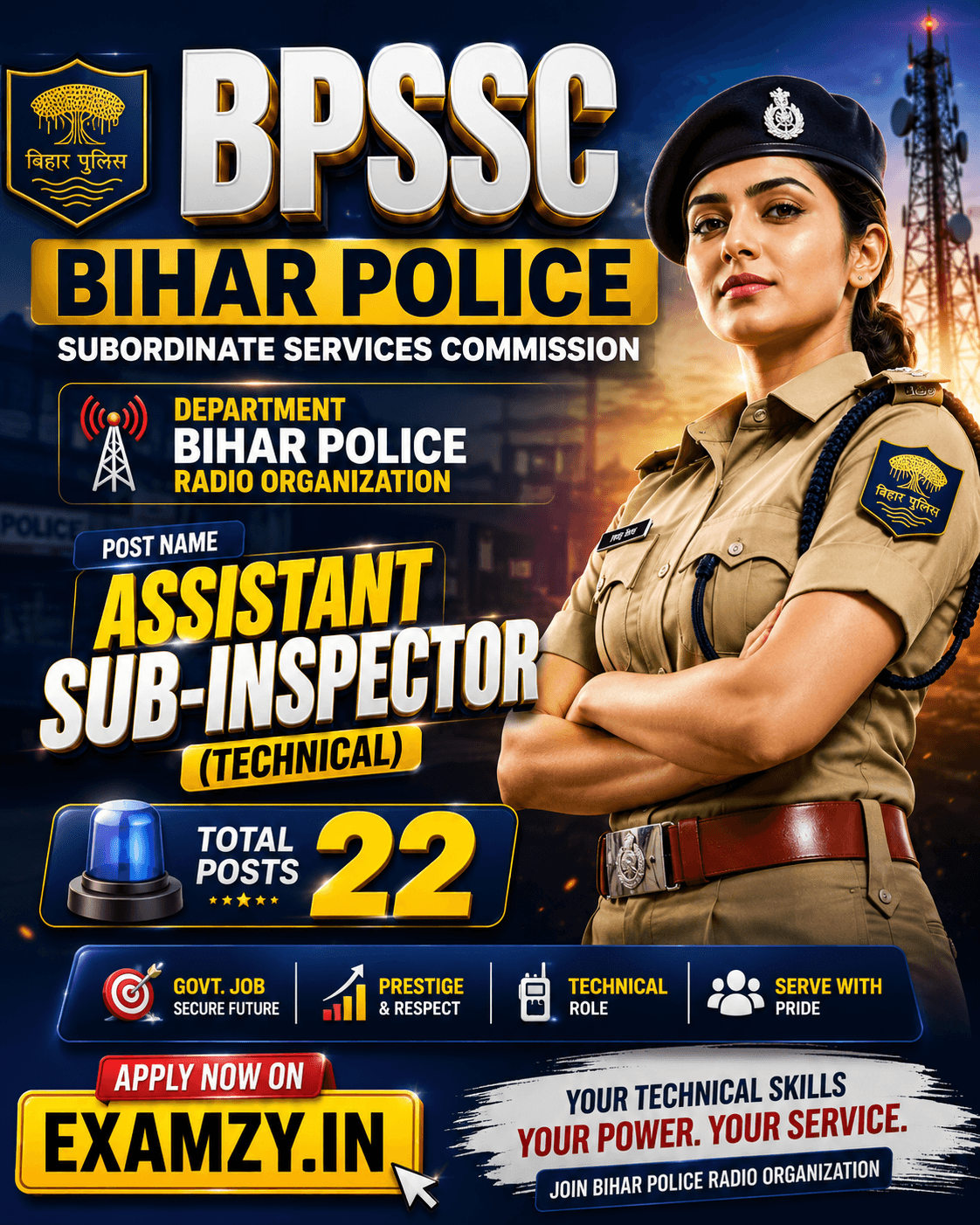 BPSSC Bihar Police ASI Technical Recruitment 2026