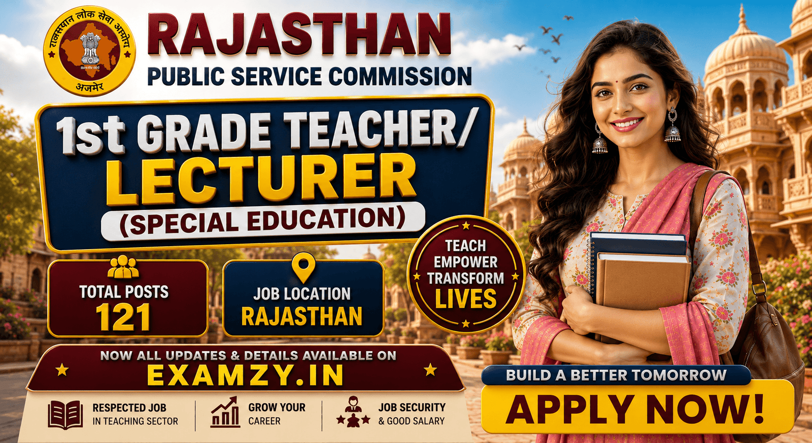 RPSC 1st Grade Teacher (Special Education) Recruitment