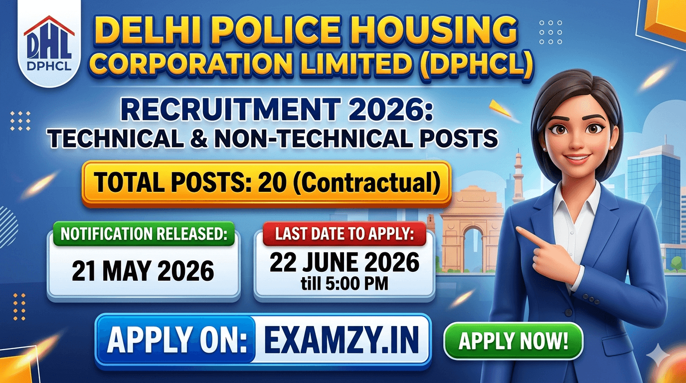 Delhi Police Housing Corporation Limited Recruitment 2026