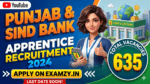 Punjab and Sind Bank Apprentice Recruitment 2026