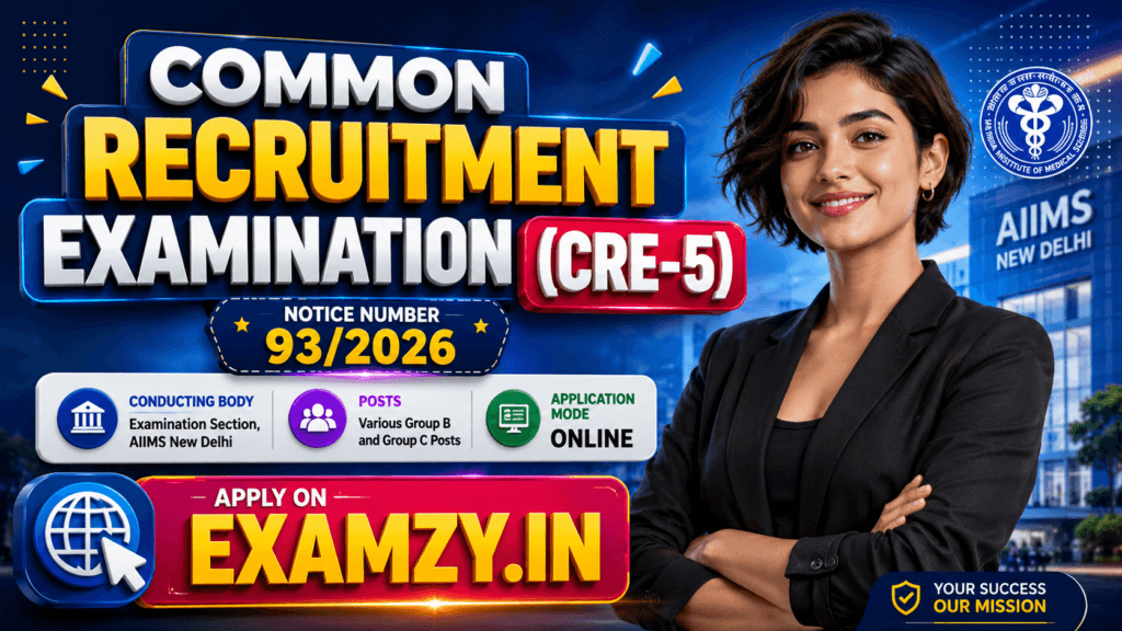 AIIMS CRE 5 Recruitment