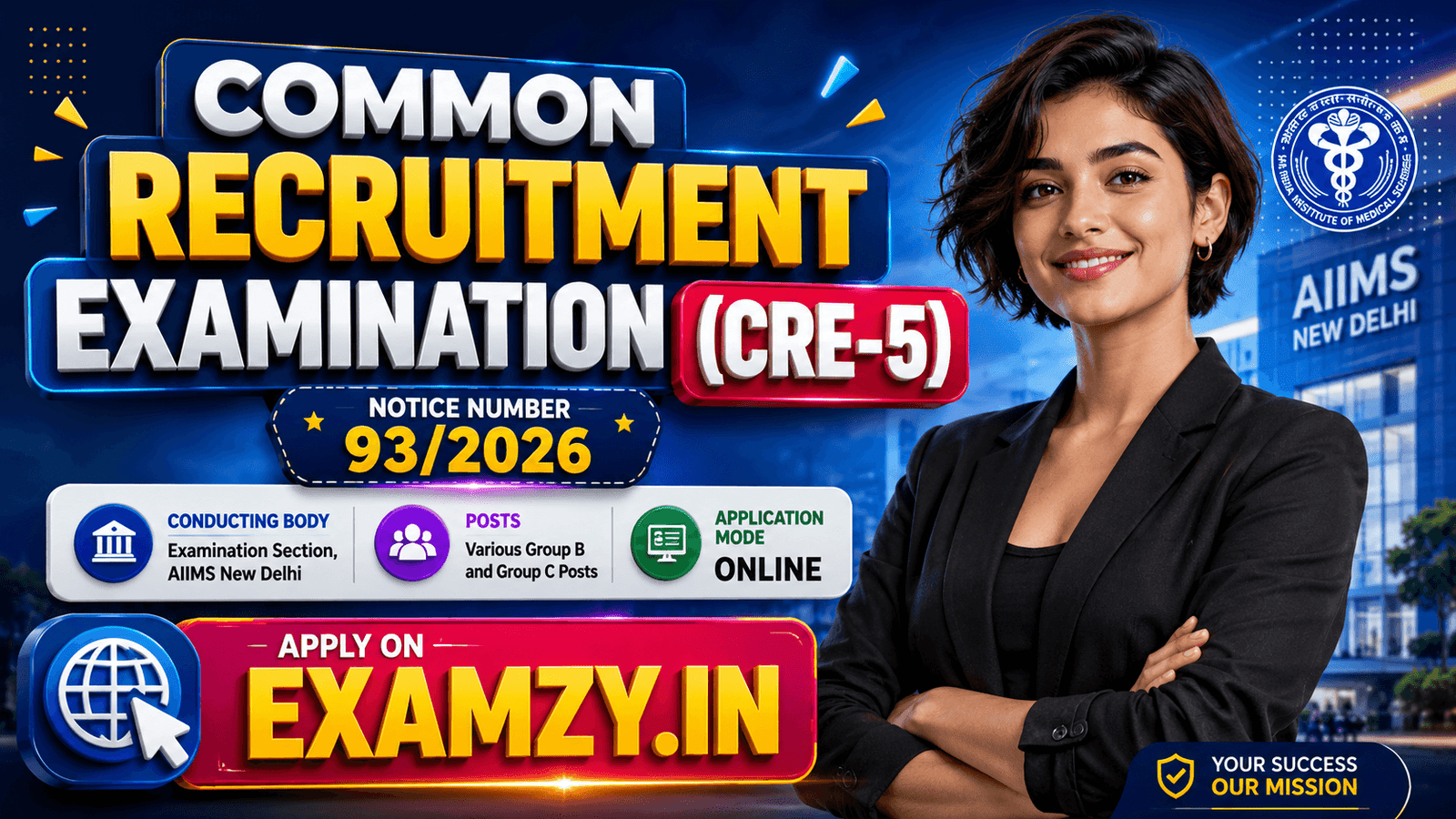 AIIMS CRE-5 Recruitment