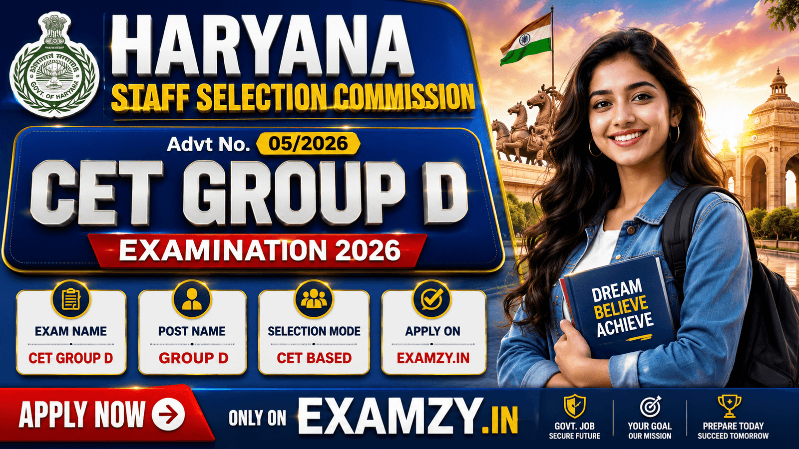 Haryana HSSC CET Group D Recruitment 2026 Notification