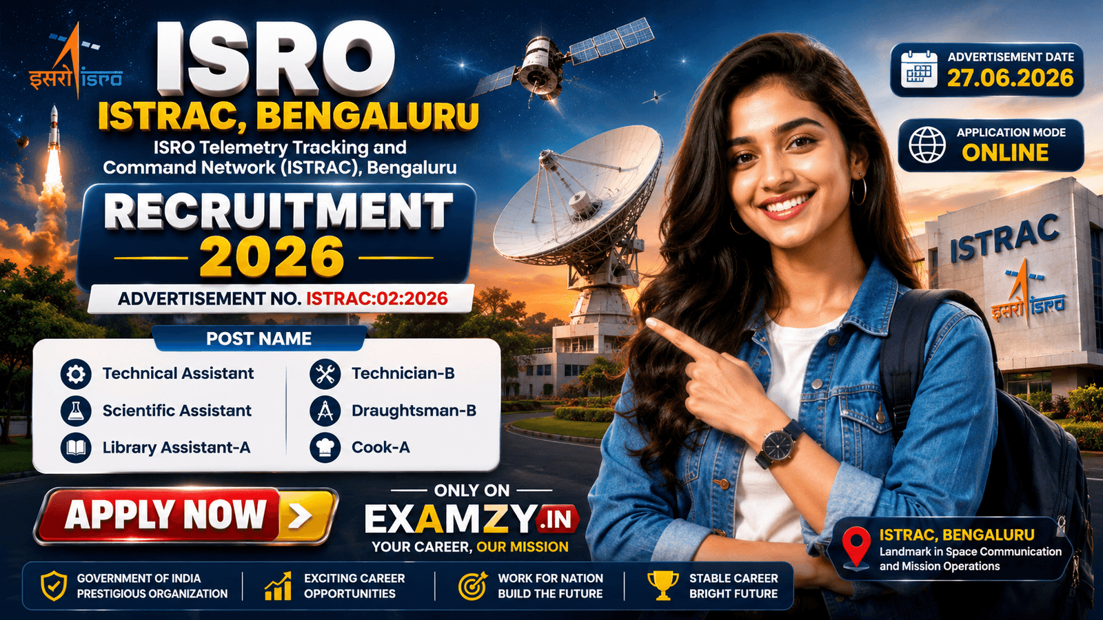 ISRO ISTRAC Recruitment 2026