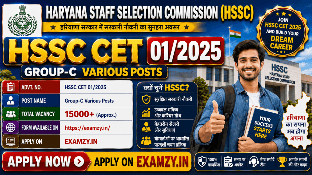 HSSC CET 2025 Group C Resul