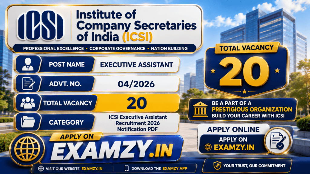 ICSI Executive Assistant Recruitment