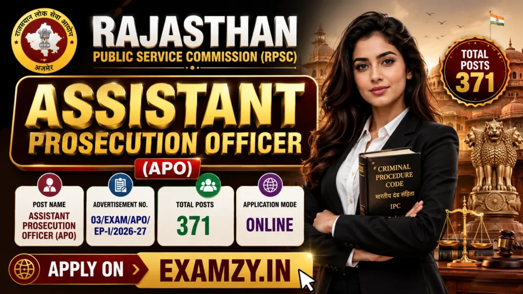 RPSC APO Recruitment 2026