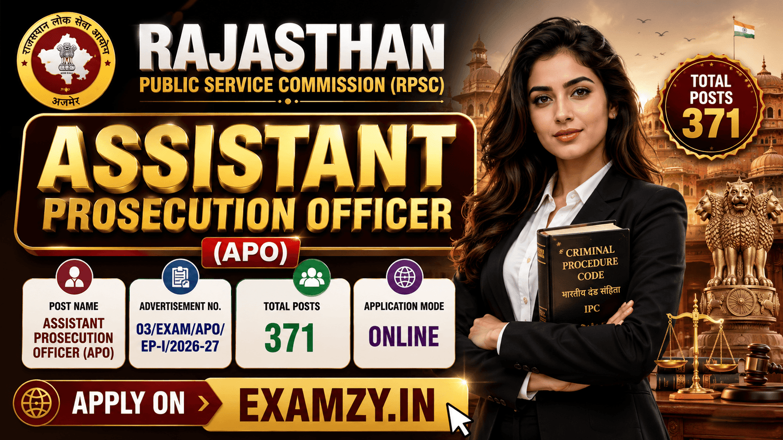RPSC APO Recruitment 2026