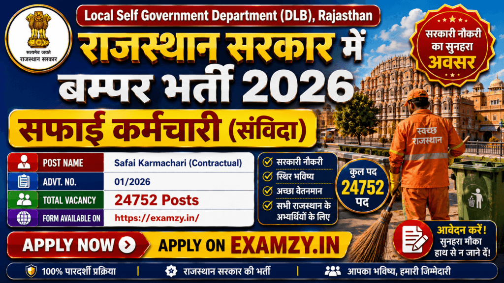 Rajasthan Safai Karmachari Bharti 2026