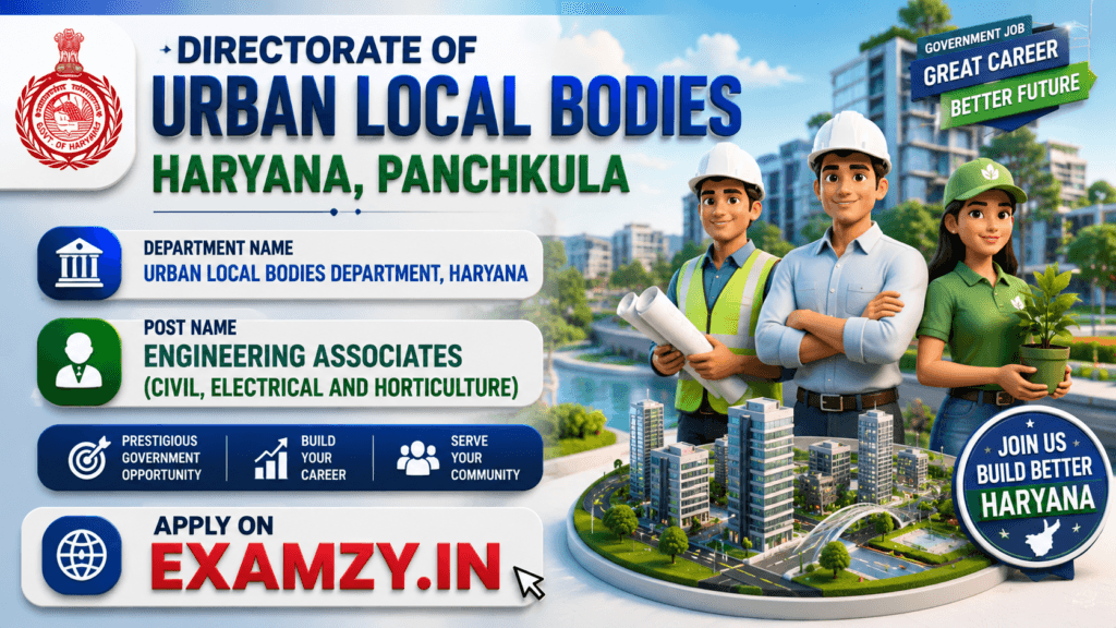ULB Haryana Engineering Associate Recruitment 2026 Notification OUT For 150 Posts, Apply Online Form 1 ULB Haryana Engineering Associate Recruitment
