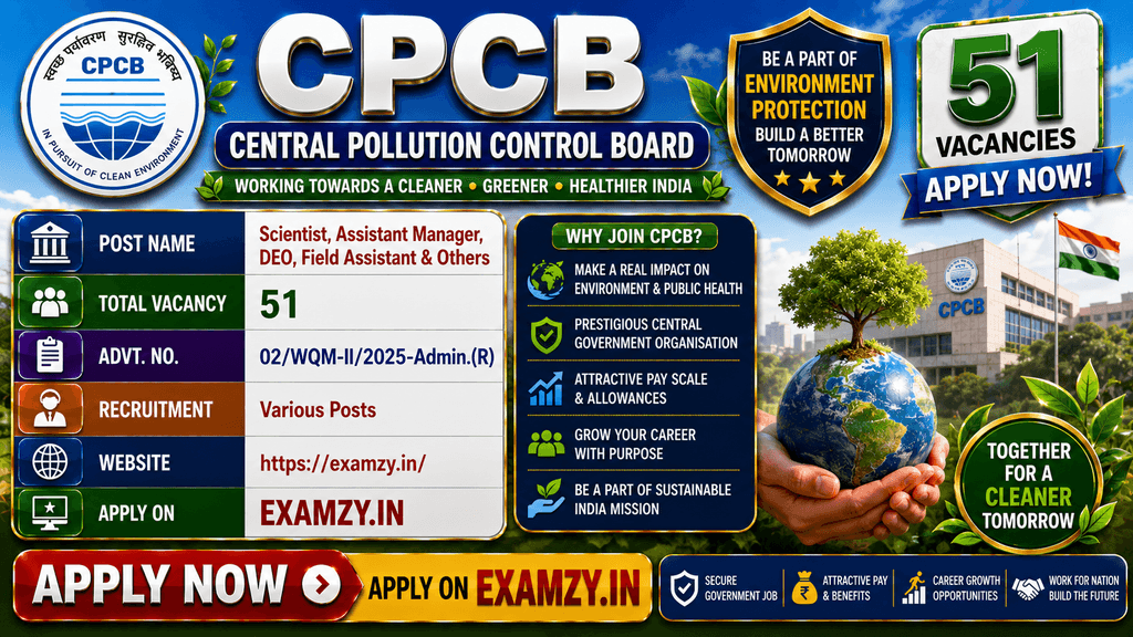CPCB Recruitment 2026