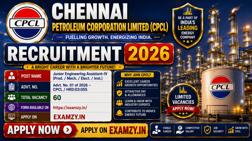 CPCL Non Executive Recruitment