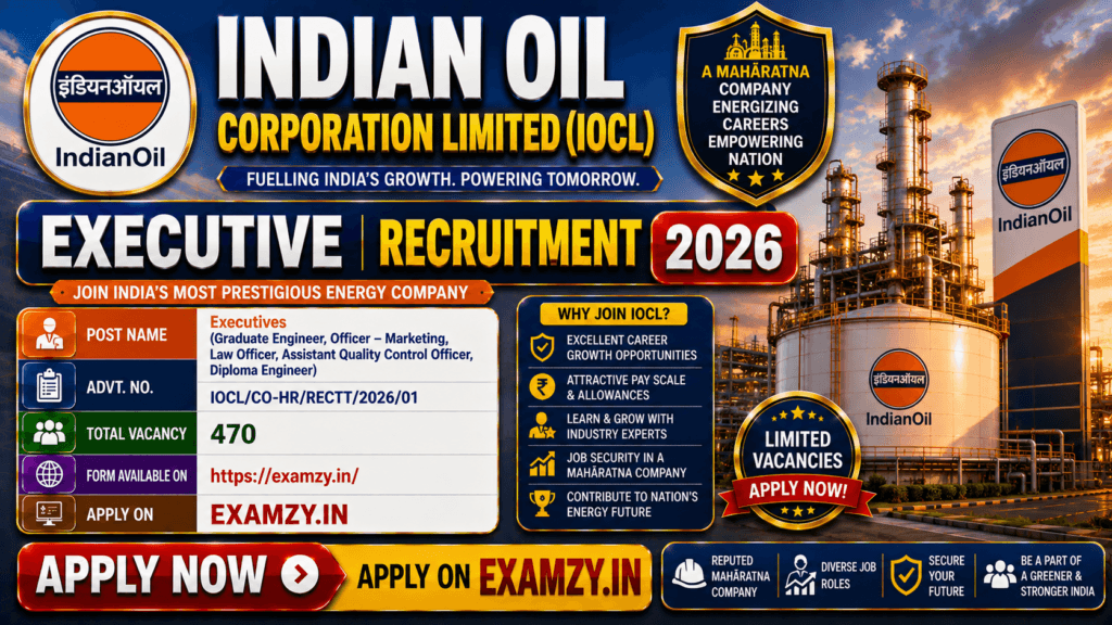 IOCL Executive Recruitment 2026