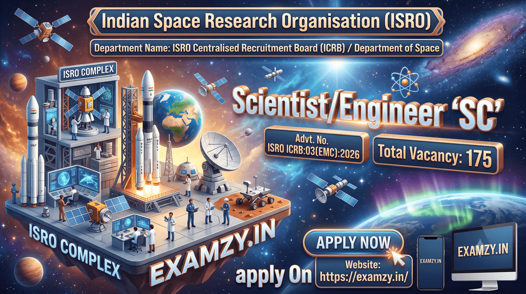 ISRO Scientist Engineer Recruitment 2026 Notification OUT For 175 Posts, Apply Online Form 1 ISRO Scientist Engineer Recruitment 2026