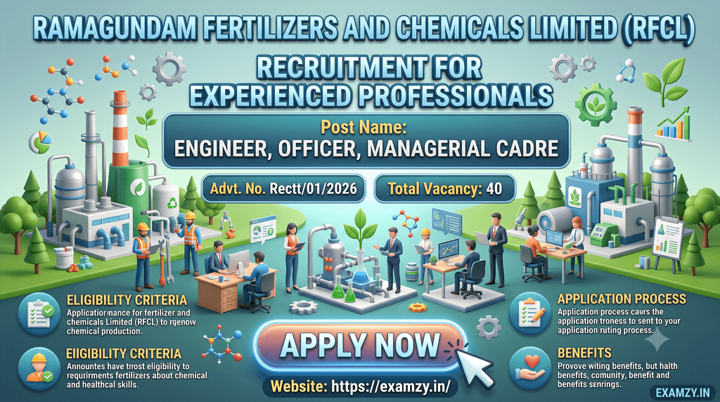 RFCL Recruitment 2026 Notification OUT for Various Posts, Apply Online Form 1 RFCL Recruitment 2026