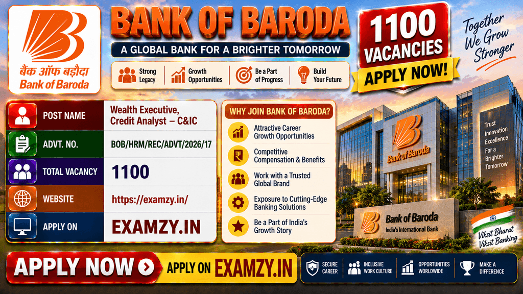 Bank of Baroda SO Recruitment 2026