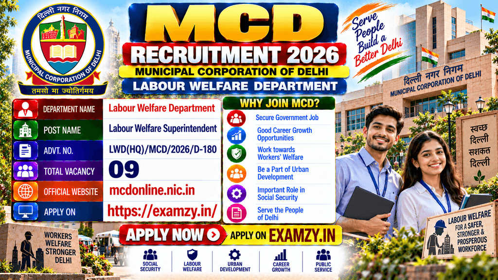 MCD Delhi Recruitment 2026