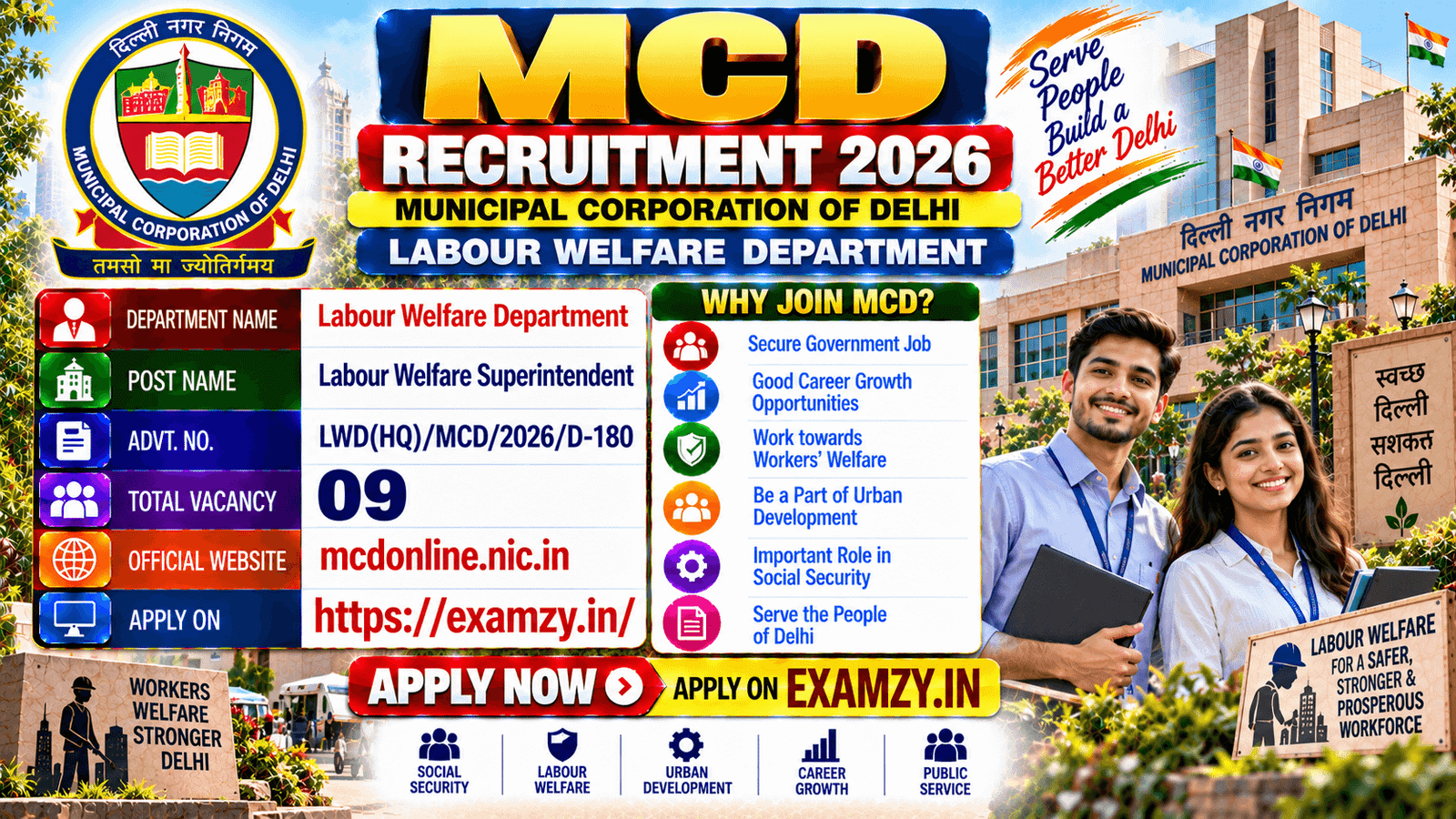 MCD Delhi Recruitment 2026