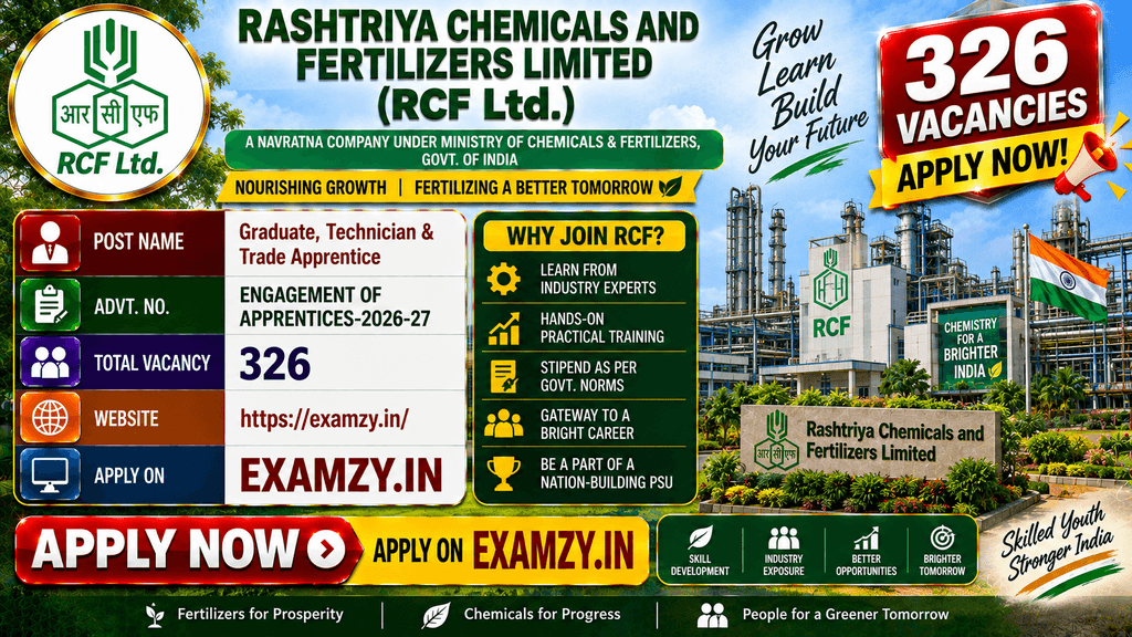 RCF Apprentice Recruitment 2026
