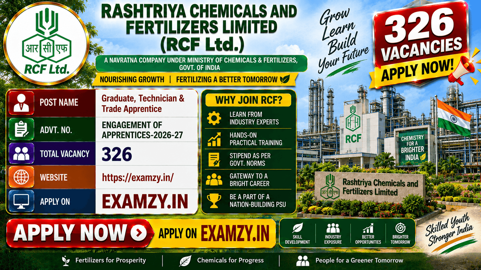 RCF Apprentice Recruitment 2026